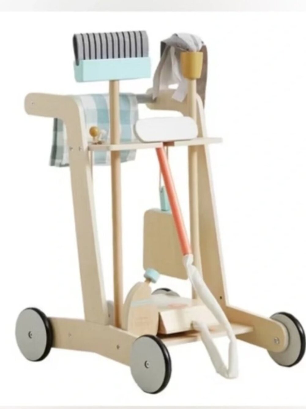NWT Wonder & Wise Smart Cleaning Cart: Educational Creativity Push and Pull Toy